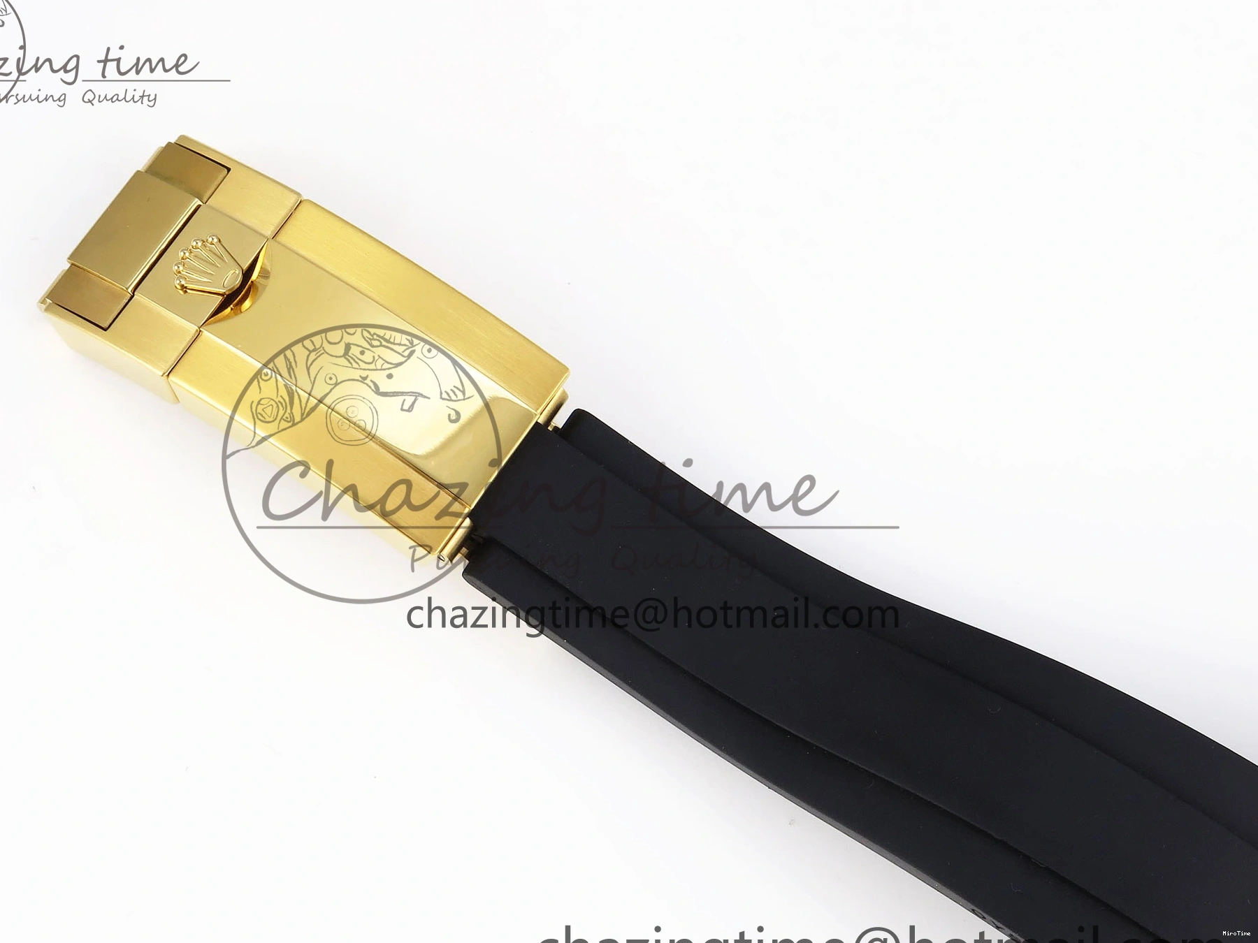 MiroTime 0308 StreetReady DAYTONA 116518 APSF 1:1 BEST EDITION BLACK DIAMONDS DIAL ON OYSTERFLEX RUBBER STRAP SH 1780